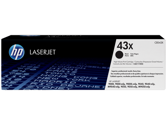 کارتریج لیزری سیاه و سفید HP 43X